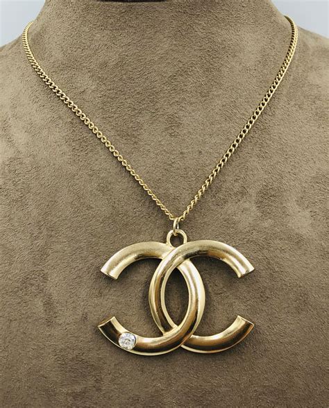 chanel cc logo necklace replica|chanel cc necklace price.